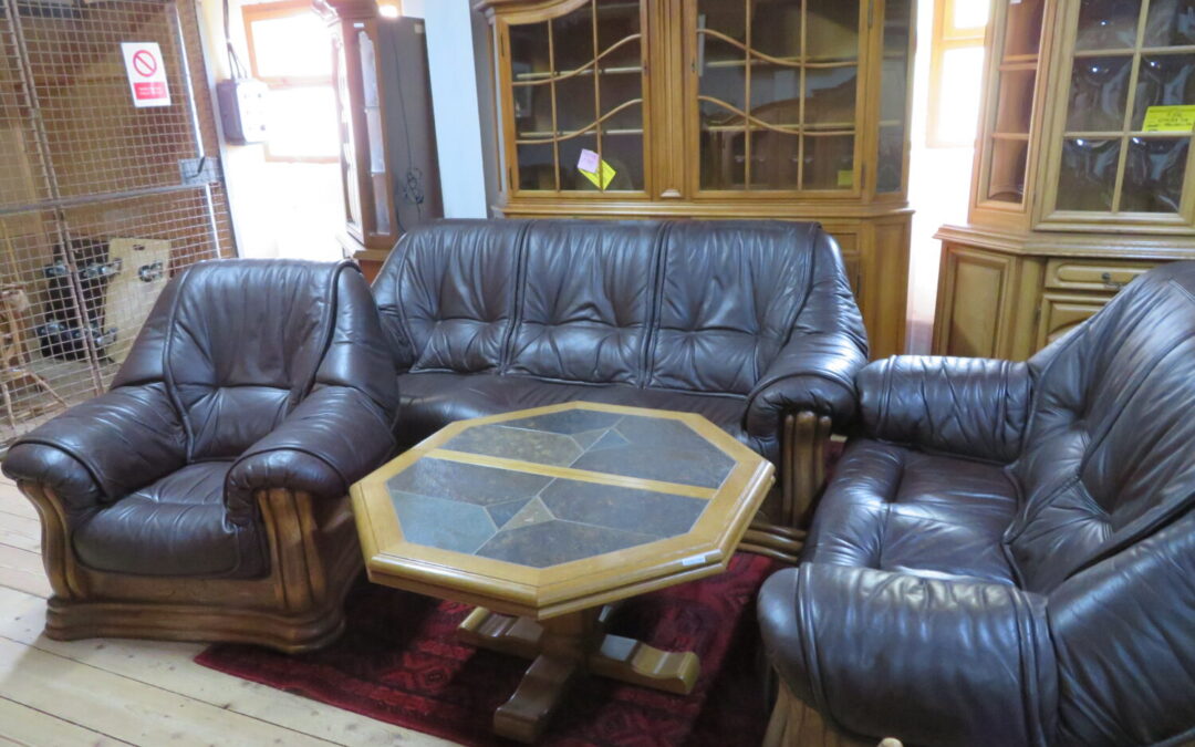 Sedací souprava 3+2+1 kůže