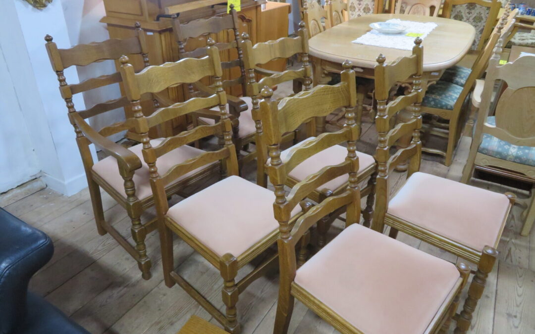 Židle 4ks +2 křesílka