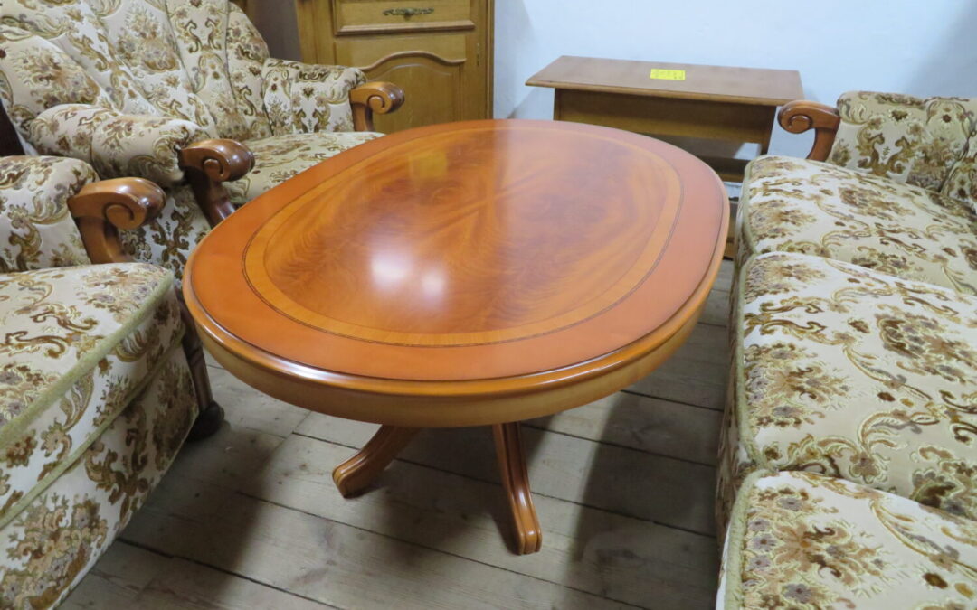 Konferenční stolek intarzie